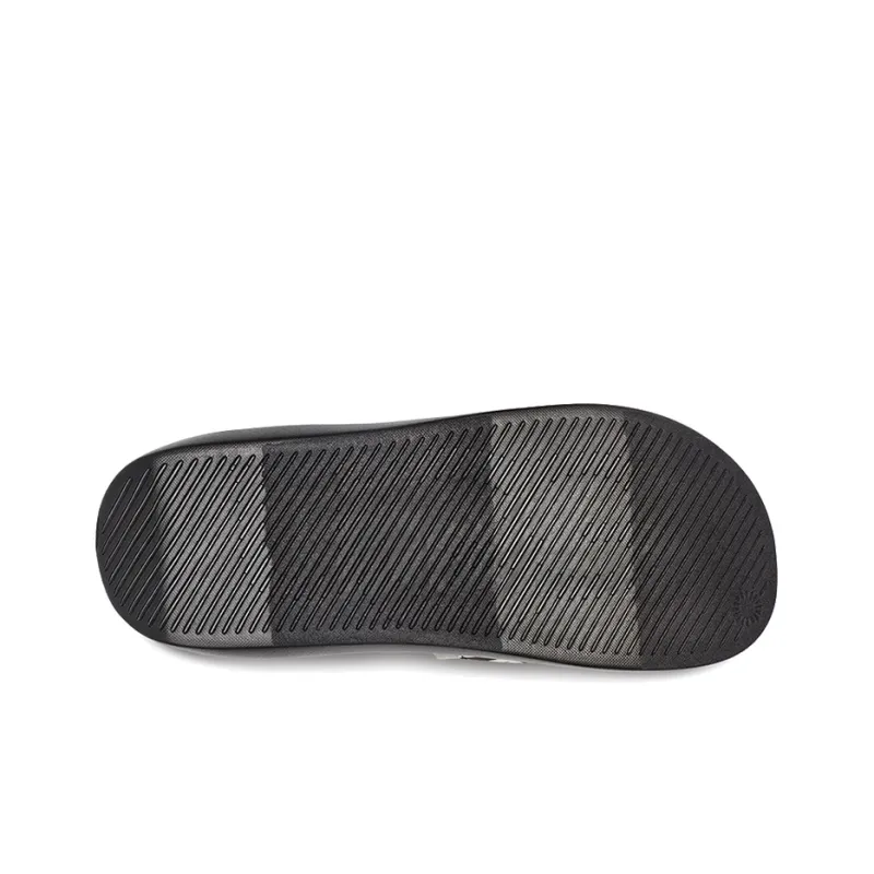 UGG Ruette Beach Black White Slippers 'Black White' Women's-5