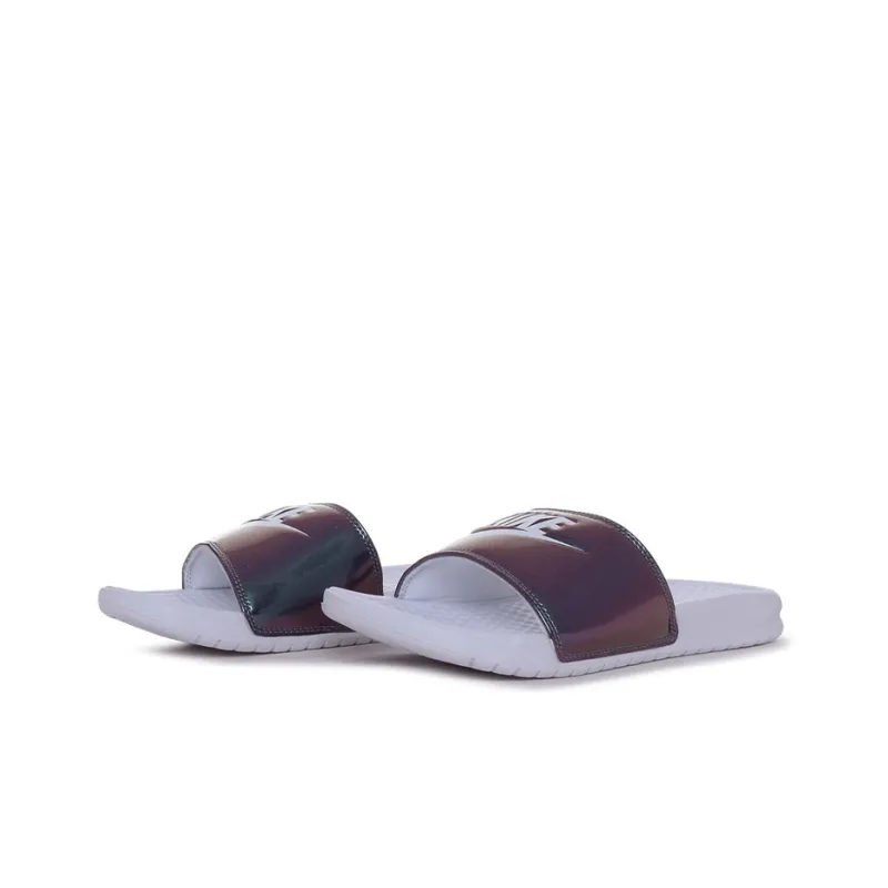 Nike Benassi Jdi Print 'Purple White' Women's-2