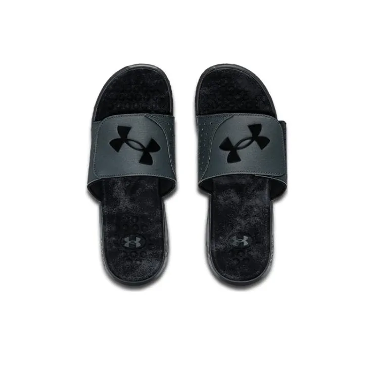 Under Armour Ignite 7 Graphic Strap Slide 'Pitch Grey Black'-3