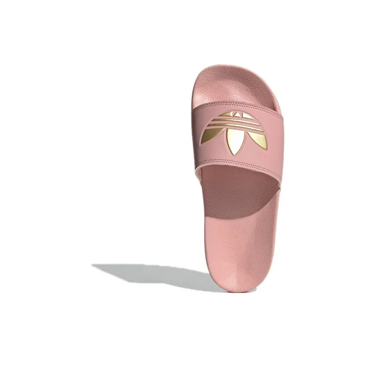 Adidas Originals Adilette Lite Slides Wonder Mauve Matte Gold Women's-4