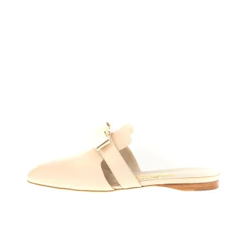 FERRAGAMO Vara Stylish Sandals Women's Beige Yellow