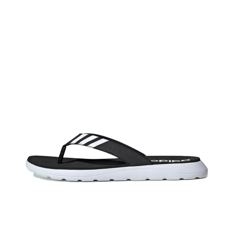 Adidas Comfort Flip Flops Core Black Cloud White-0