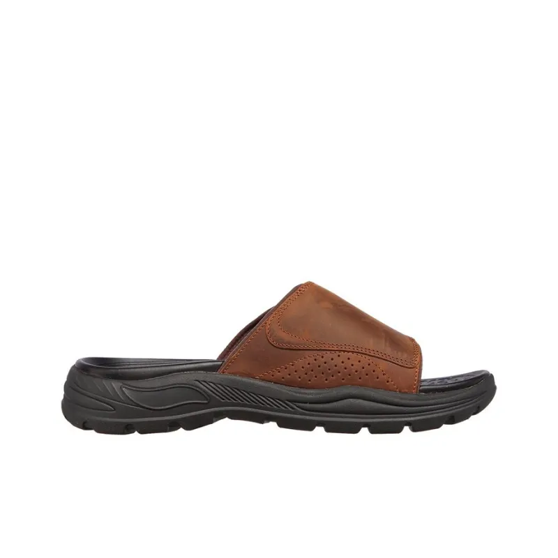 Skechers Arch Fit Motley Slide Slippers Men Brown-1
