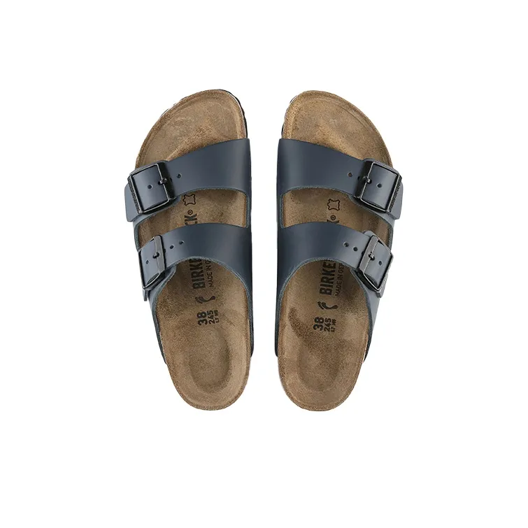 Birkenstock Arizona Series Shoe Couple Style Version Blue-4