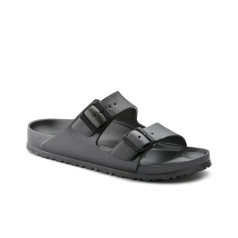 Birkenstock Logo debossed Double strap Slides-1