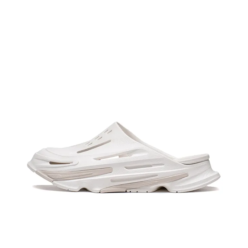 LiNing Slide Slippers Unisex Mist White-0