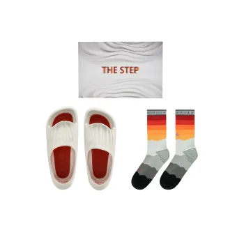 UZIS Quiet Abrasion Resistant Slide Slippers Unisex Rocket White
