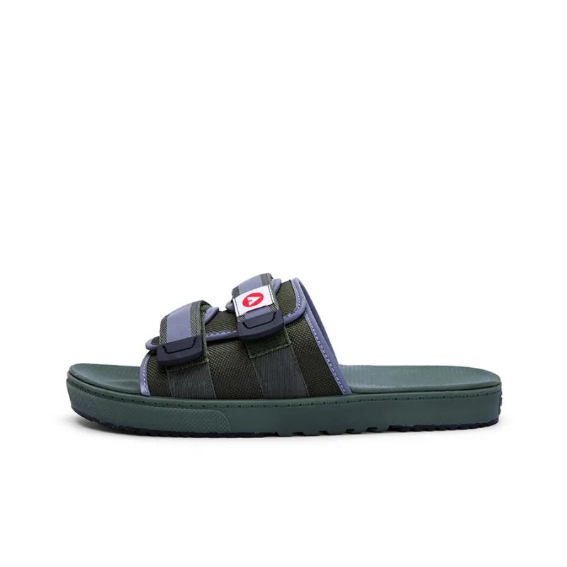 Airwalk Slide Slippers Men Army Green-2