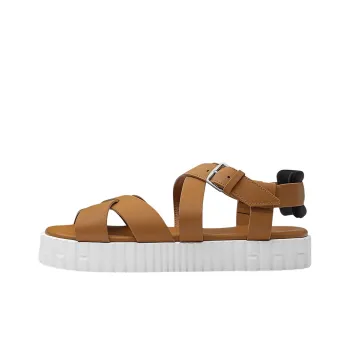 HERMES Everest Strap Sandals Women's Brown