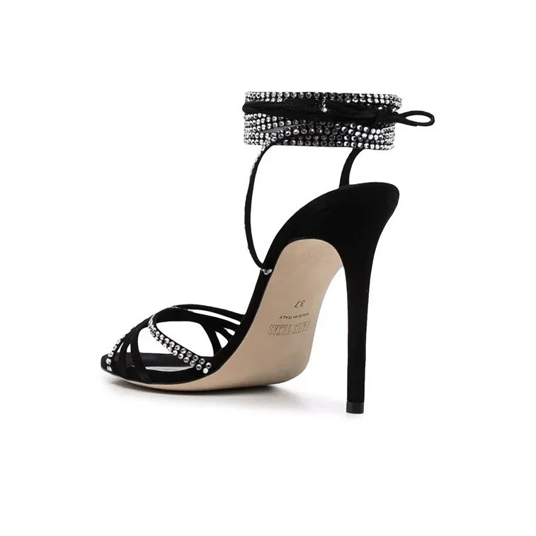 Paris Texas Holly Nicole Crystal-embellished Sandals-3