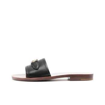 COACH Rubber Sole Quiet Slide Slippers Women's Brown