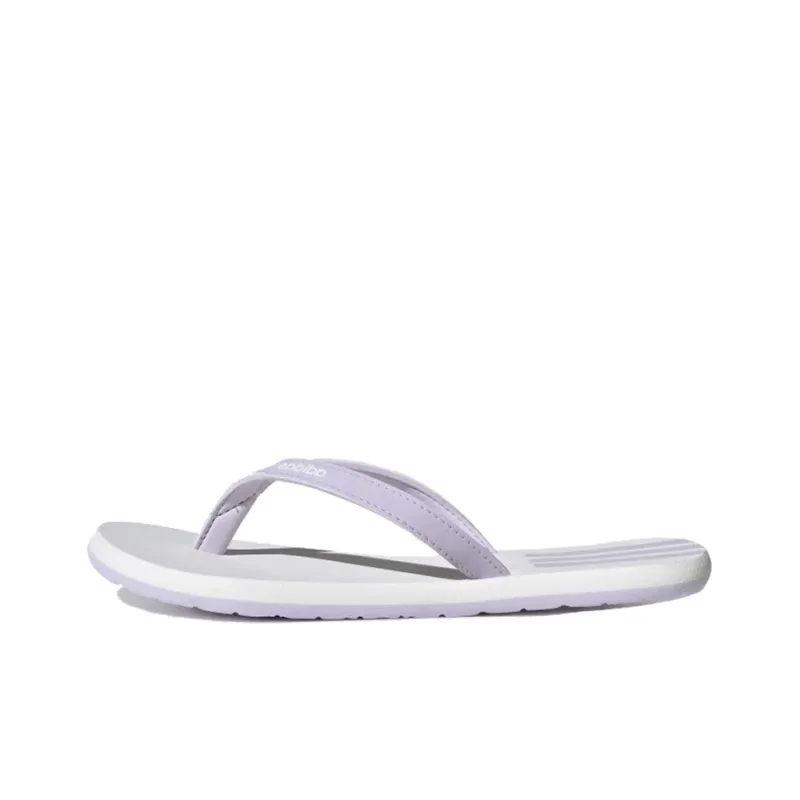 Adidas Eezay Flip Flops Purple White Slippers 'Purple White' Women's-0