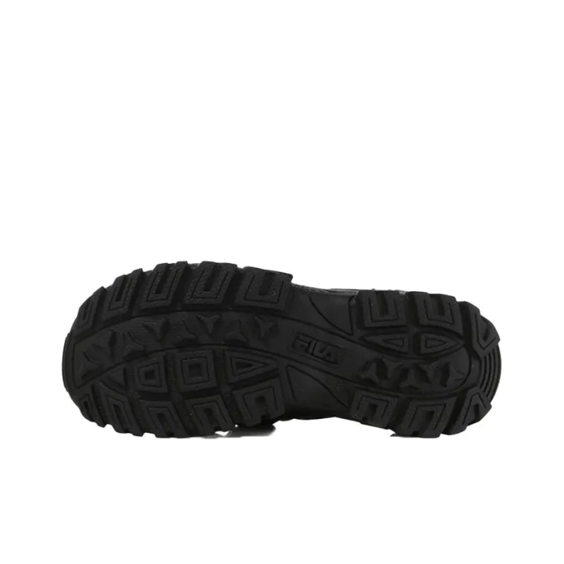 FILA Ray Slide Slippers Unisex Black/Leopard Print-3
