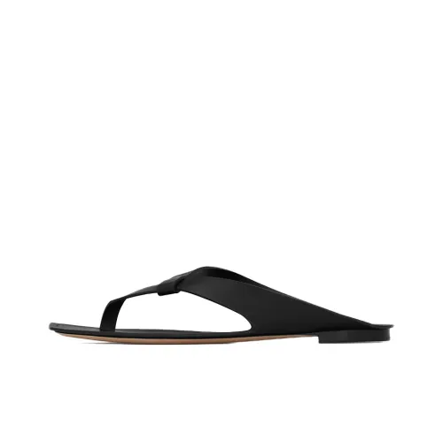 SAINT LAURENT Odor-Resistant Flip Flops Men's Black