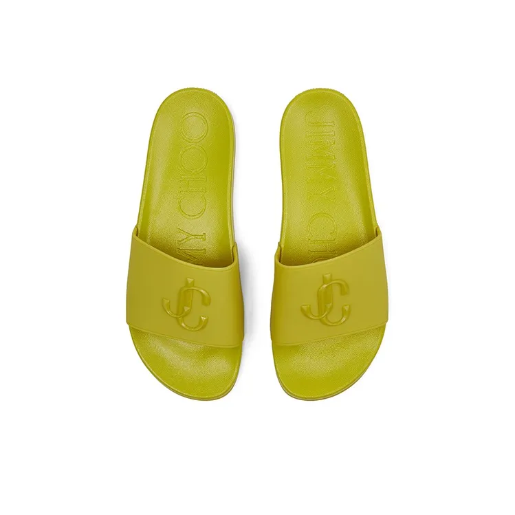 Jimmy Choo Port/m JC Stylish Sandals Men's Deep Lime-3
