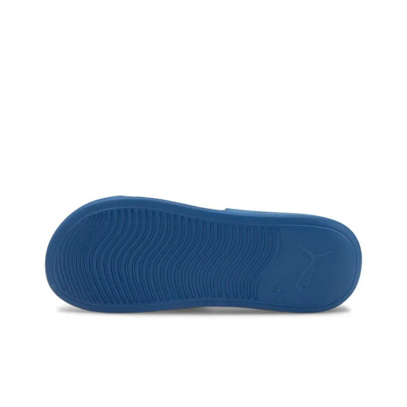 PUMA Popcat 20 Slip Resistant Abrasion Resistant Slide Slippers Unisex Blue White-4