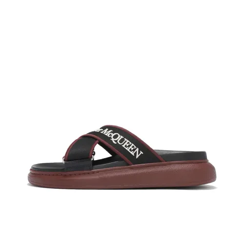 Alexander McQueen Slide Slippers Men Black