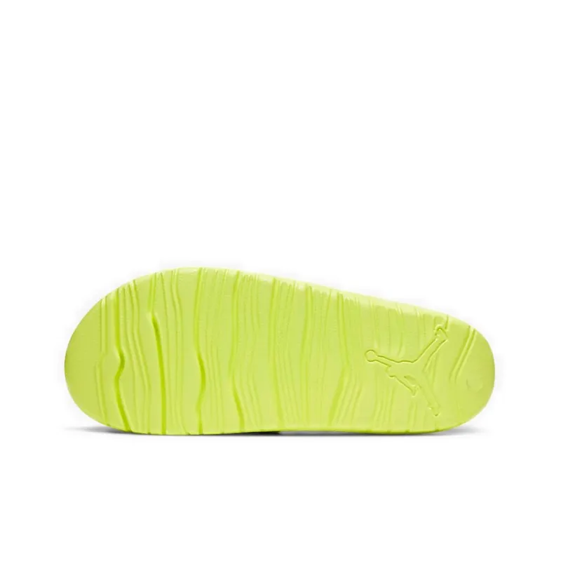 Jordan Slip-Resistant Slide Slippers Unisex Neon Yellow-4