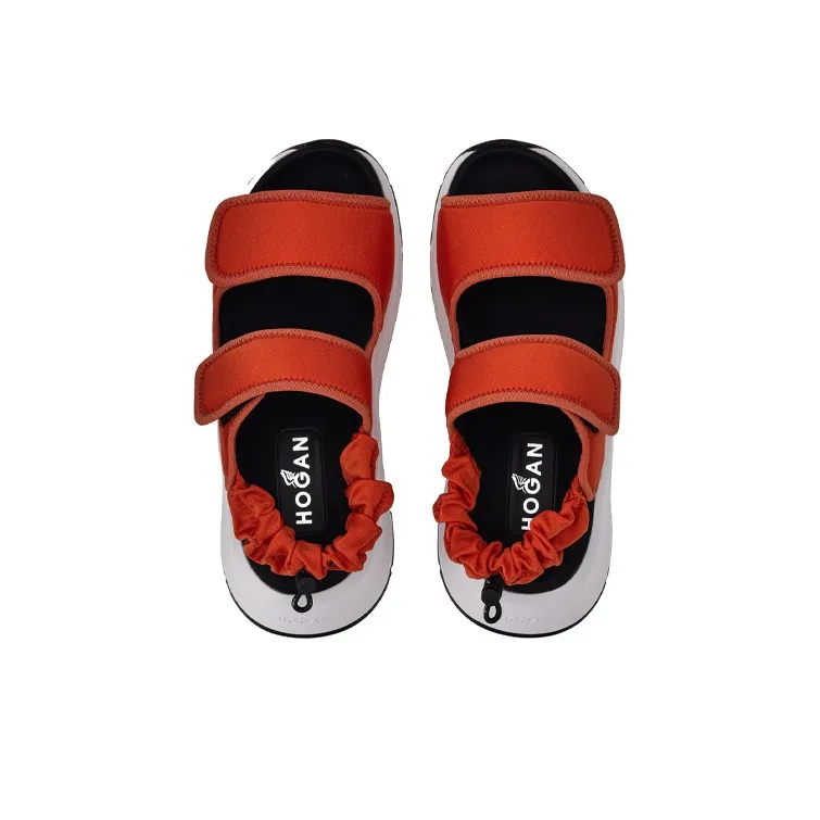 HOGAN H598 Beach Sandals Women's Orange-2