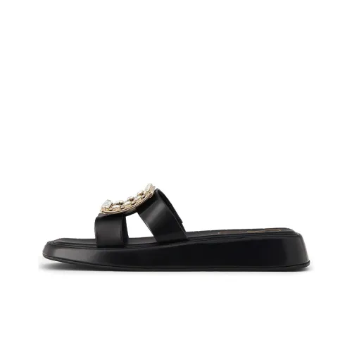 Roger Vivier Slide Slippers Women's Black