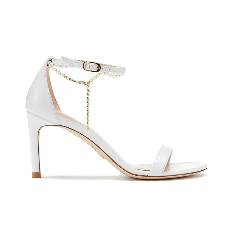 Stuart Weitzman/SW Strap Sandals Women's White-1