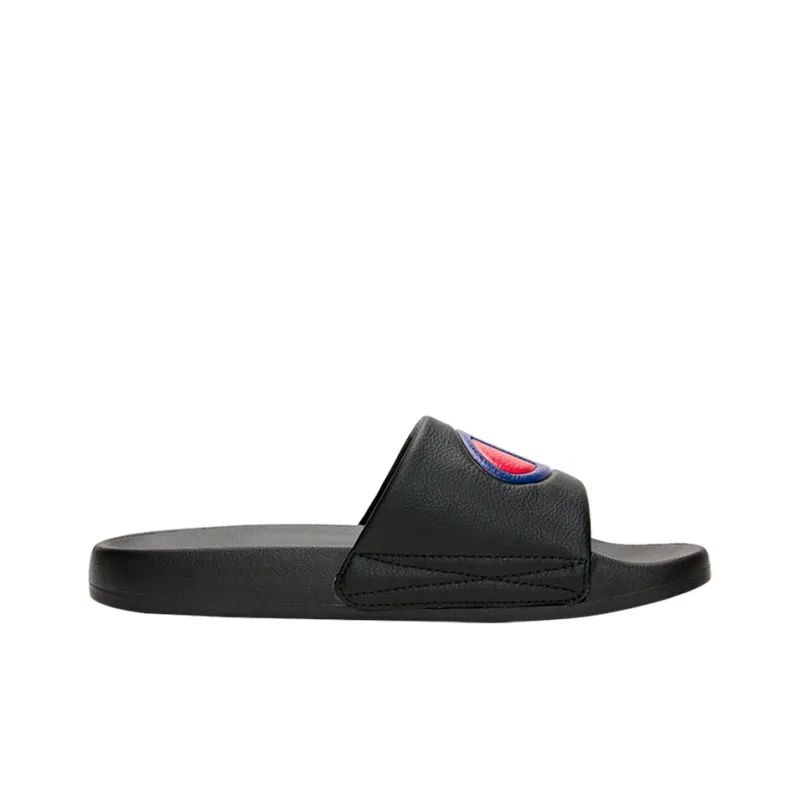 Champion Campus Abrasion Resistant Slide Slippers Unisex Black-1