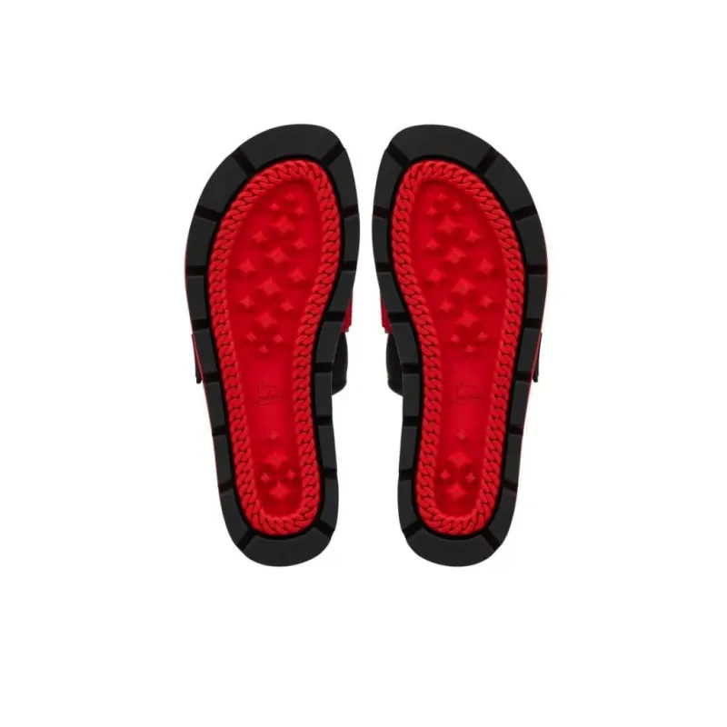 CL LUBOTING Slide Slippers Men's Red-4