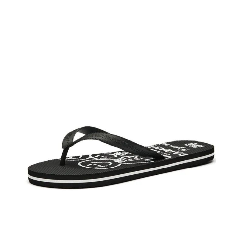Anta Life Collection Slide Slippers Men's Black White-1
