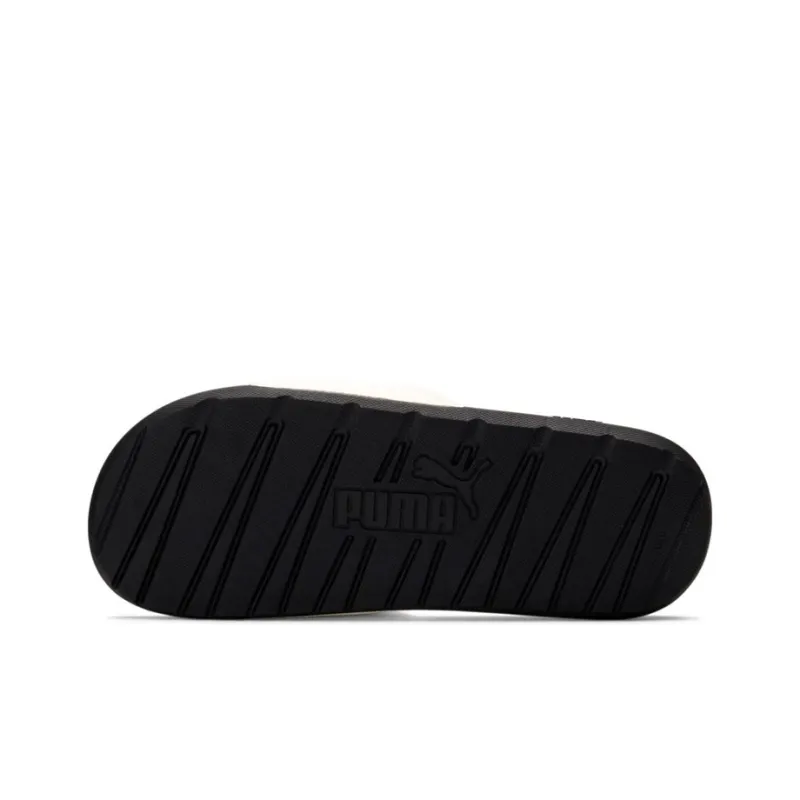 PUMA Cool Cat V Slide Slippers Men's Black White-4