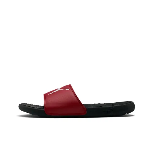 PUMA Cool Cat Slide Slippers Men Black/Red