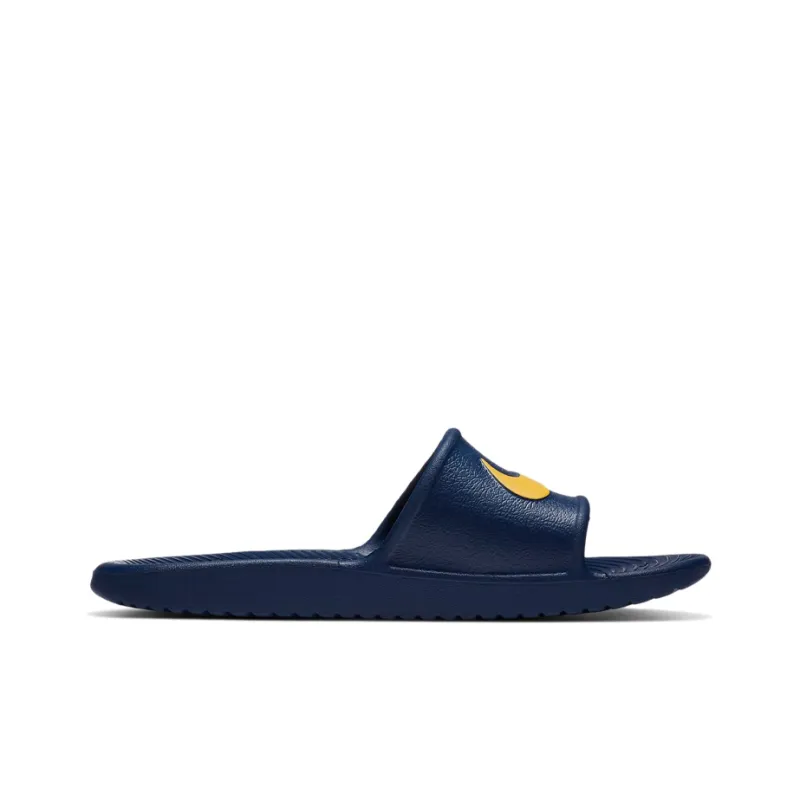 Nike Kawa Fashion Blue Yellow Slippers 'Blue Yellow'-1