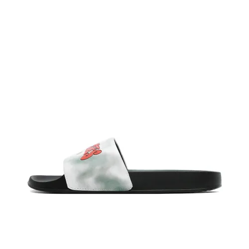 Dickies Slide Slippers Men White/Green