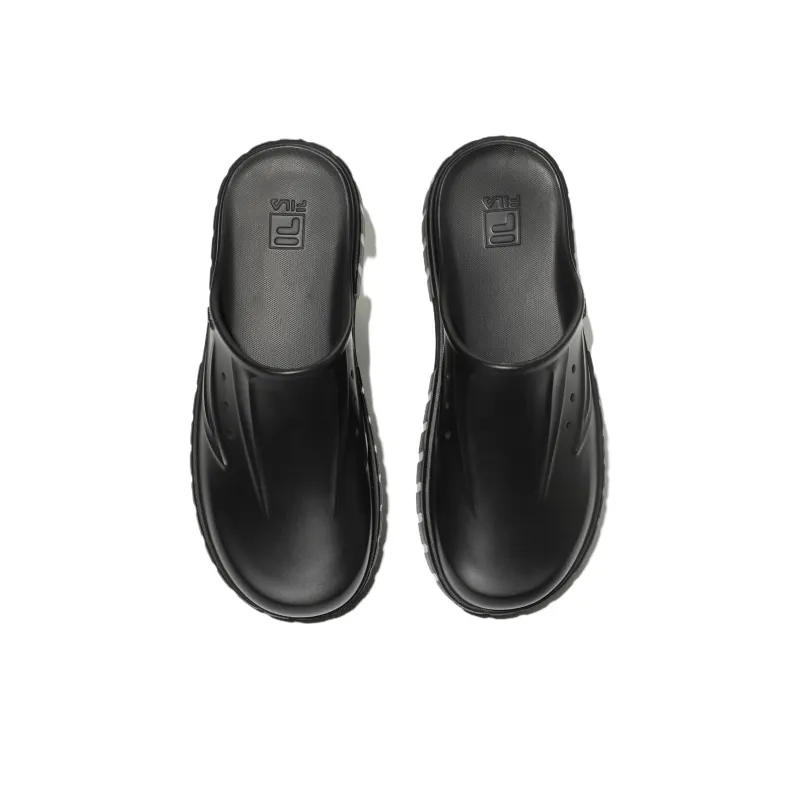 FILA Sports Slippers Unisex Black Korean Style-3