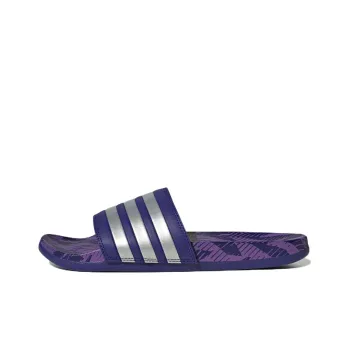 Adilette Adidas Comfort Slide 'Legacy Indigo Silver Metallic'