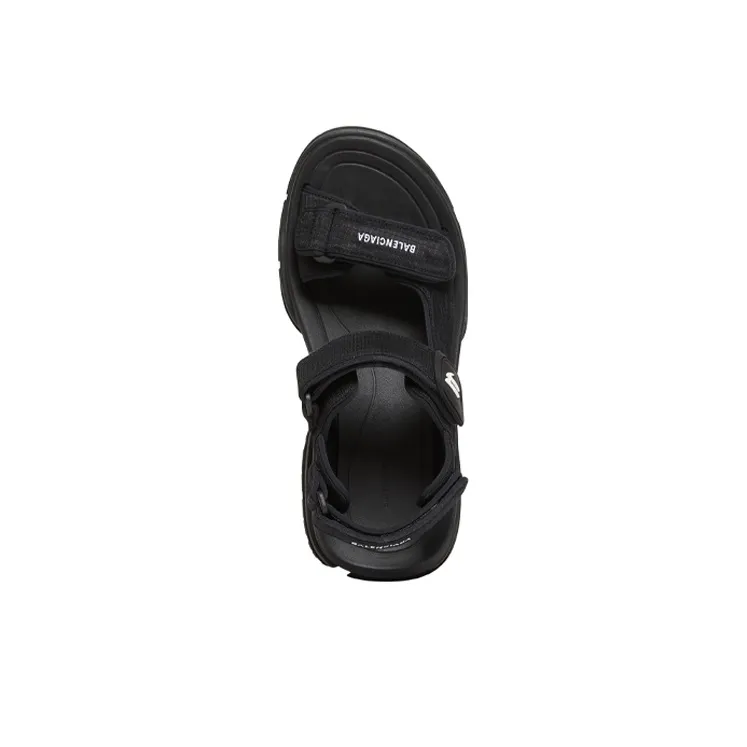 Balenciaga Tourist Sandal 'Black' Women's-3