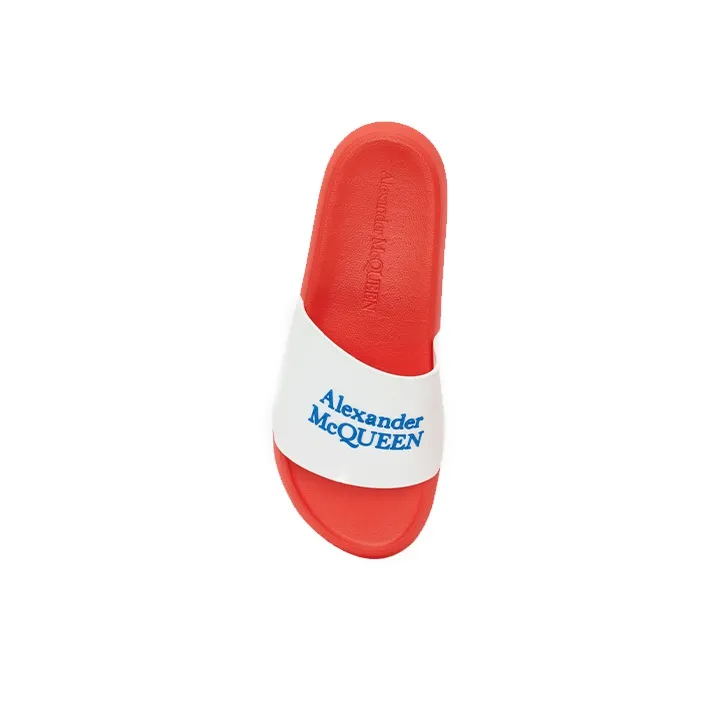 Alexander McQueen Pool Slide Electric Blue-3