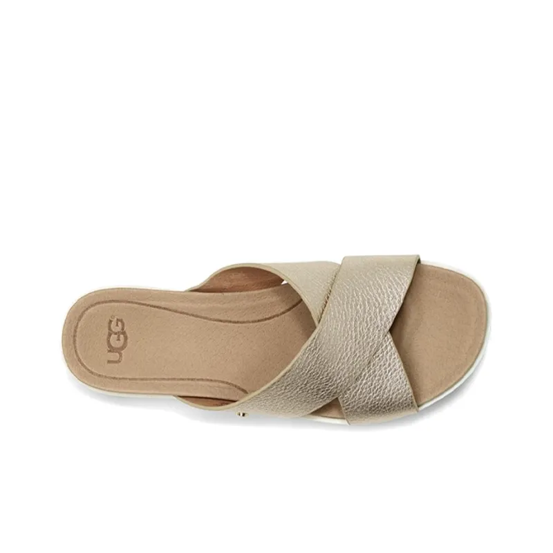 UGG Kari Casual Slippers Women's Gold-3