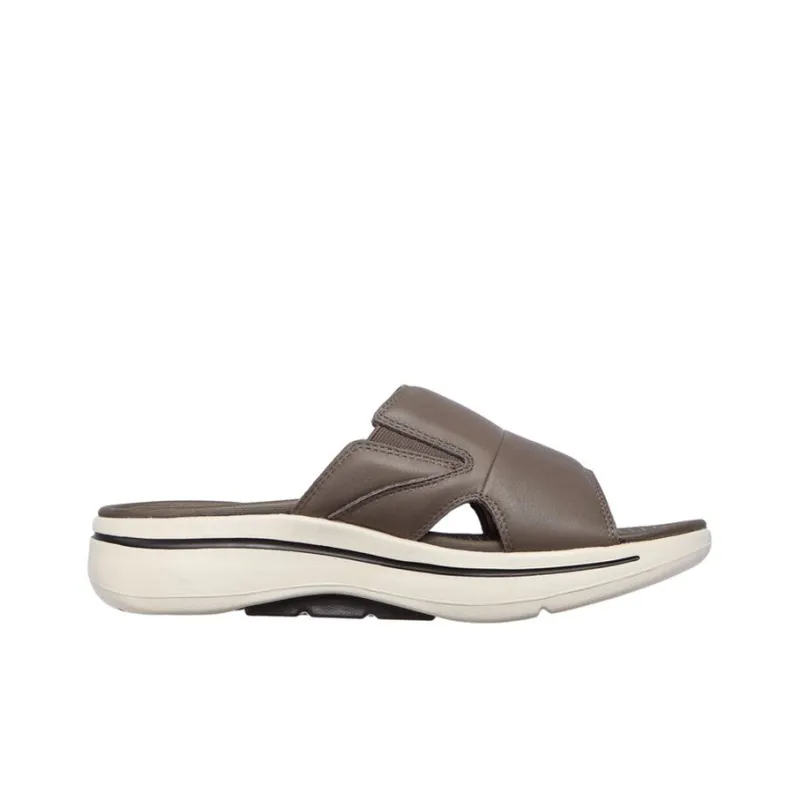 Skechers Go Walk Arch Fit Slip-Resistant Quick Dry Slide Slippers Men's Natural-1