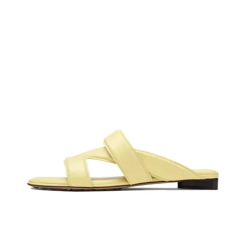 Bottega Veneta Slide Slippers Women's Yellow