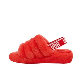UGG Fluff Yeah Slide Red Currant Women's