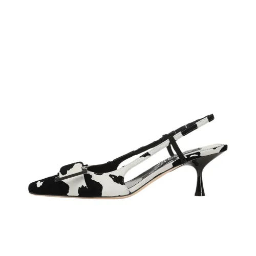 SERGIO ROSSI High Heels Women's Black/White