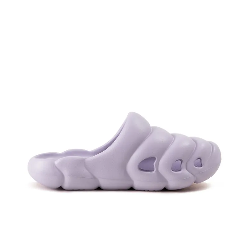 GOTO EVA Abrasion Resistant Slip Resistant Closed Toe Slippers Unisex Twilight Mountain Purple-1