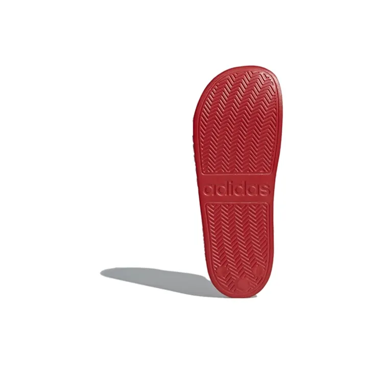 Adilette Adidas CloudFoam Slides 'Scarlet'-5