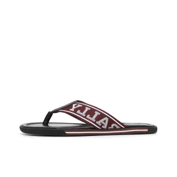 BALLY Border Logo Flip-flops