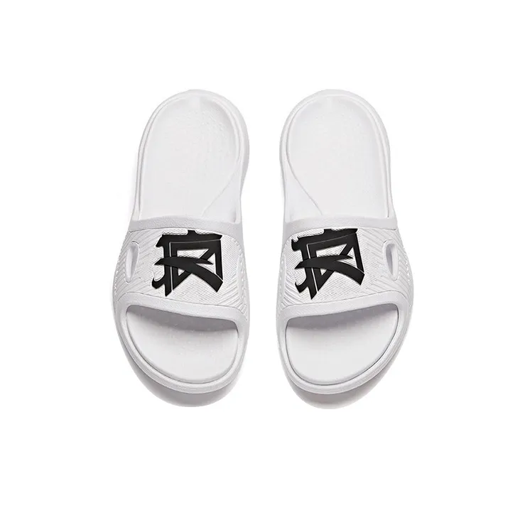 Anta Slide Slippers Men's White Black-2