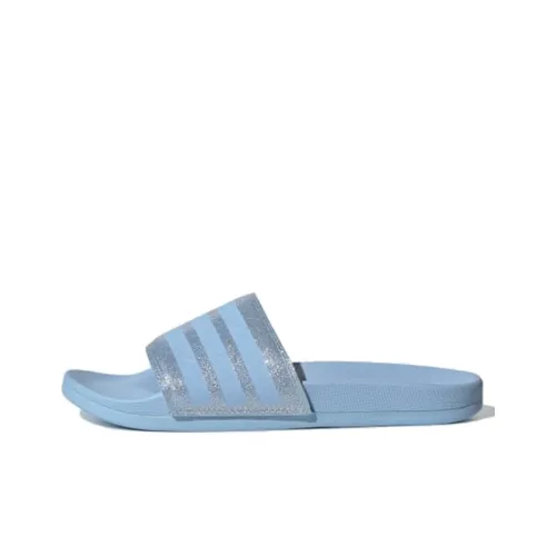 Adidas Adilette Series Slide Slippers Women's Blue/Silver