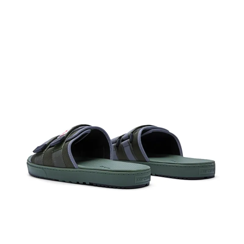 Airwalk Slide Slippers Men Army Green-4