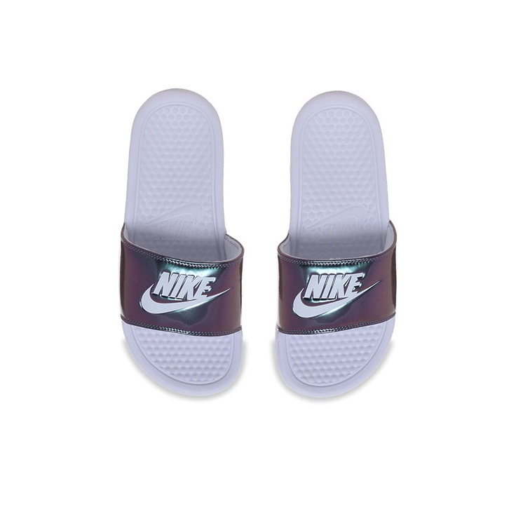 Purple nike benassi slides online