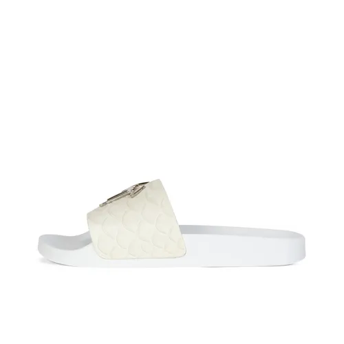 giuseppe zanotti Brett Koi-print Leather Sliders