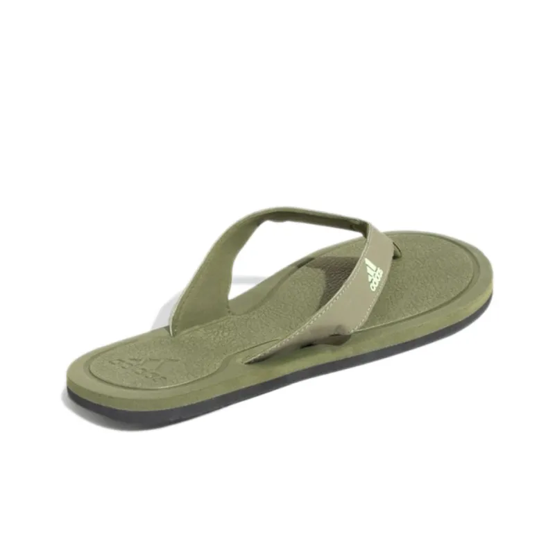 Adidas Stabile Rubber Sole Slip-Resistant Abrasion-Resistant Slide Slippers Men's Green-3